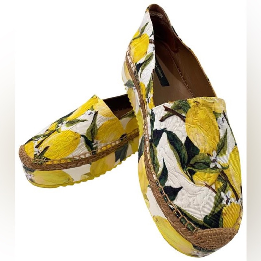 ISO Dolce & Gabbana Lemon Espadrilles in 41 or 42